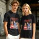 Olive T-Shirt with Distracted Boyfriend Meme Graphic Print