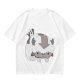 Olive green t-shirt with cute Appa the sky bison print