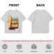 Olive graphic tee with playful bread character and 'Ready or Not Here I Crumb' text