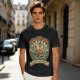 Olive T-shirt with Pirate Ship Homeward Bound Tattoo Style Print