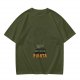 Olive graphic t-shirt with 'and i am the pinata' print