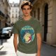 Olive T-shirt with Totoro Neighbor Graphic Print