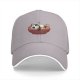 Black Baseball Cap With Panda In Ramen Bowl Graphic