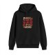 Black hoodie with 'Please Correct Yourself If I'm Wrong' graphic print