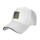 Black baseball cap with Time and Space Meltdown psychedelic TARDIS graphic