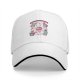 Black baseball cap with cute dinosaur dessert graphic print