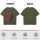 Olive T-shirt with Superman Laser Eyes Art Print