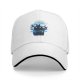 Black baseball cap with bat and full moon gothic graphic