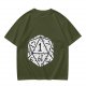 Olive T-Shirt With D20 Nat 1 Critical Fail Print