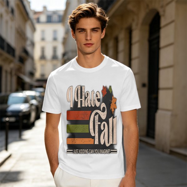 I Hate Fall Just Kidding Can You Imagine? Autumn Graphic T-Shirt