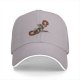 Black Baseball Cap With Flying Superhero Jet Pack Graphic