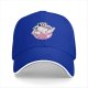 Black baseball cap with muscular Hello Kitty graphic and I Took The Stairs text