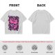 Olive T-shirt with playful bear-fruit graphic print