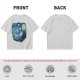 Olive T-Shirt with Starry Night Art Print