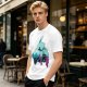 Olive T-Shirt With Spirited Away Dragon Silhouette Artwork
