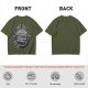 Olive T-Shirt With New Year New Mental Battles Dumpster Fire Graphic