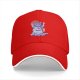Black Baseball Cap With Raccoon I Love Trash Graphic