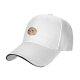Black baseball cap with cute smiling potato graphic print