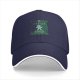 Black Baseball Cap With 'Let's Get Baked' Gingerbread Christmas Print
