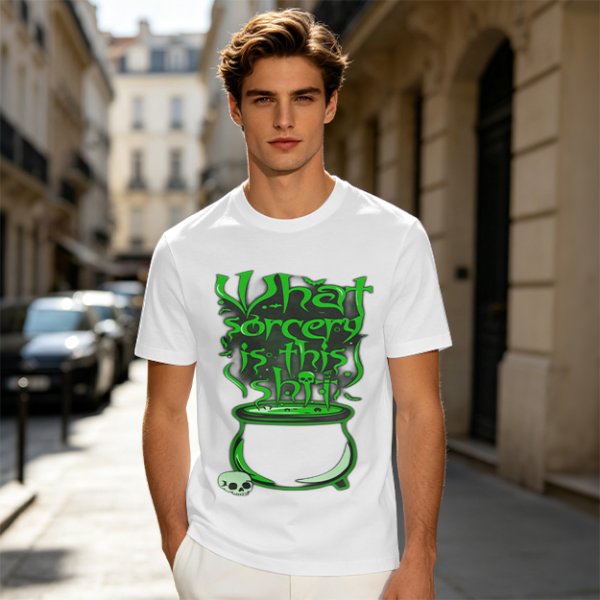 What Sorcery Is This Cauldron Graphic T-Shirt