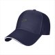 Black Baseball Cap with Subtle Dark Embroidered Design