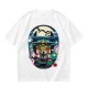 Spirited Away Bathhouse Graphic Tee with No Face and Dragon Art