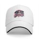 Black baseball cap with Hellfire Club The Freak graphic print