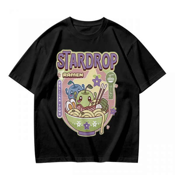 Stardrop Ramen Pelican Town Cute Graphic T-Shirt