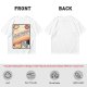 Olive t-shirt with retro guide to adulthood VHS-style print