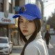 Black Baseball Cap with Godzilla City Destruction Sunset Art