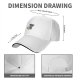 Black baseball cap with cute blue monster holding a foamy beer mug