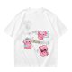 Olive T-Shirt With Cute Axolotl Relaxalotl Graphic Print