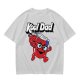 Olive green graphic t-shirt with Kool Dad and Kool-Aid mascot print