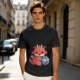 Cute Red Dragon Holding D20 Dice Graphic T-Shirt