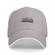 Black Baseball Cap With Melting Cake Graphic Design
