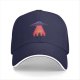 Black baseball cap with UFO abduction 'Single Taken' graphic
