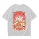 Olive T-Shirt with Cute Takoyaki Chef Graphic Print
