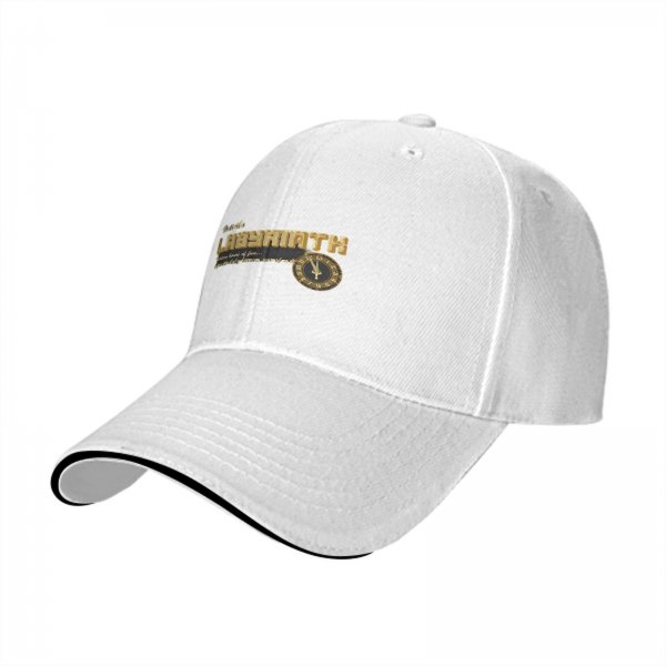 Visit the Labyrinth Themed Black Baseball Cap