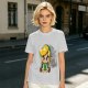 Olive T-shirt with Chibi Link from The Legend of Zelda Print