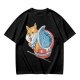 Olive T-shirt with Shiba Inu in Ramen Cup Graphic