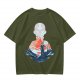 Avatar Aang Silhouette Graphic Tee for Anime Fans