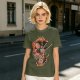Olive T-shirt with Sushi Dragon Chopstick Art Print