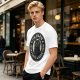 Olive cat graphic t-shirt with 'PS PS PS is my love language' print