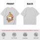 Olive T-Shirt With Cute Lazy Egg On Toast And Bacon Print