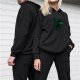 Black Hoodie With Green The Legend of Zelda Link Graphic Print