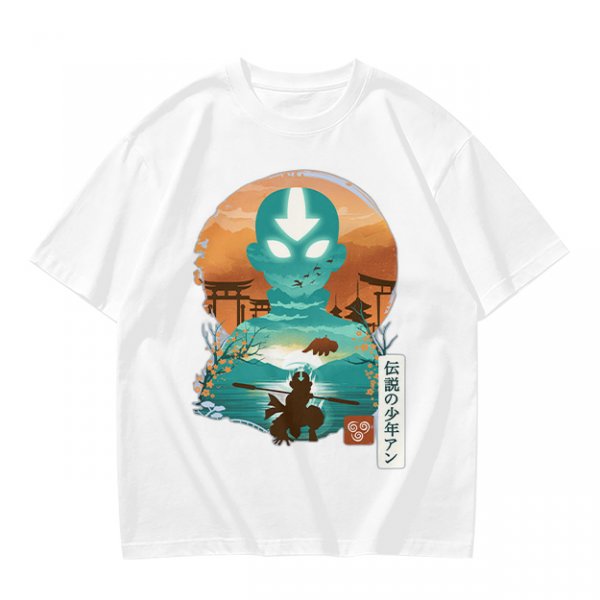 Avatar Aang State of Illustration Tee for Anime Fans