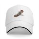 Black Baseball Cap With Flying Superhero Jet Pack Graphic