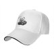 Black baseball cap with skeleton in coffin graphic
