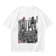 Olive Anime Scout Regiment Action Graphic T-Shirt