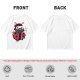 Olive Green T-Shirt With Bearded Ladybug Print